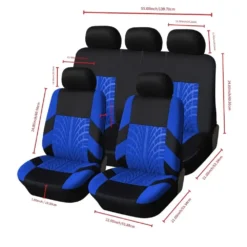 Car seat covers full set for automotive interiors protection.