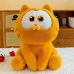 Soft orange Garfield plush cat toy doll