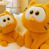 Soft orange Garfield plush cat toy doll