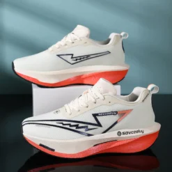 Men's lightweight breathable athletic sneakers with nonskid sole.